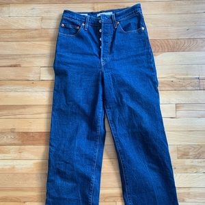 RIBCAGE STRAIGHT ANKLE WOMEN'S JEANS Noe Dark Mineral - Dark Wash